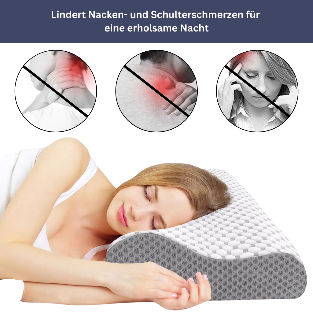 Seitenschläfer- & Rückenschläfer-Kissen mit optimaler Unterstützung