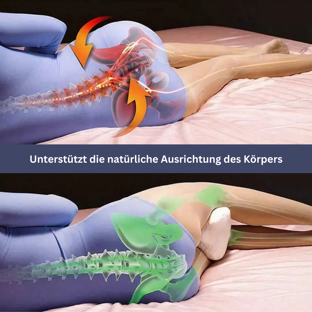 Orthopädisches Schlafkissen für Knie & Beine