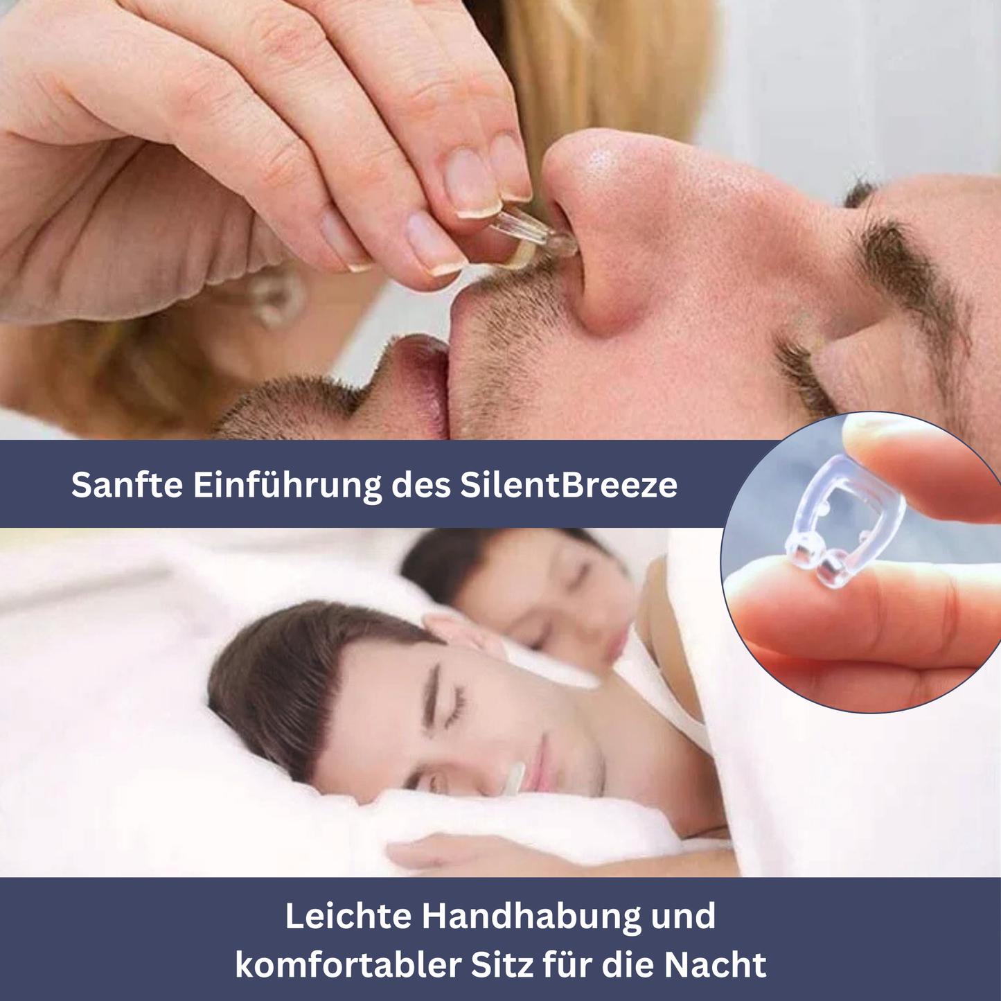 Magnetischer Anti-Schnarch-Nasenclip