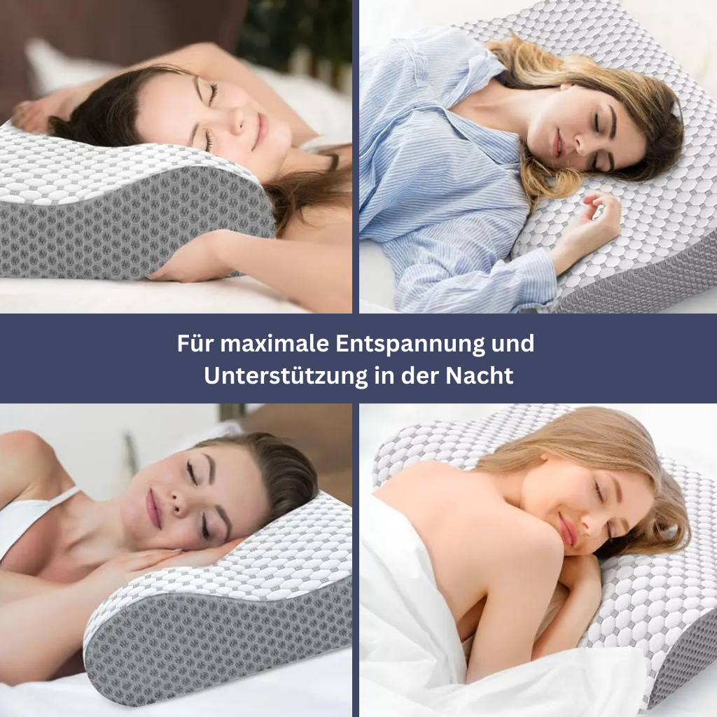 Seitenschläfer- & Rückenschläfer-Kissen mit optimaler Unterstützung