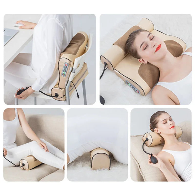 Ergonomisches Massagekissen für Nacken & Schultern