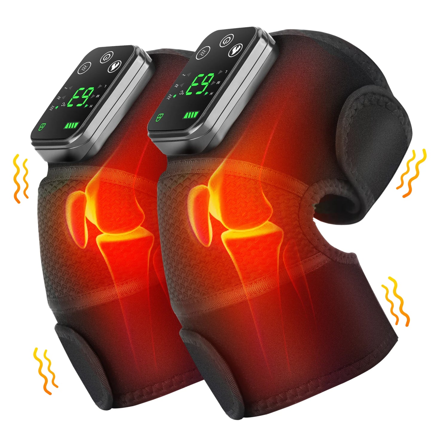 Elektrische Heiz- & Massage-Kniebandage