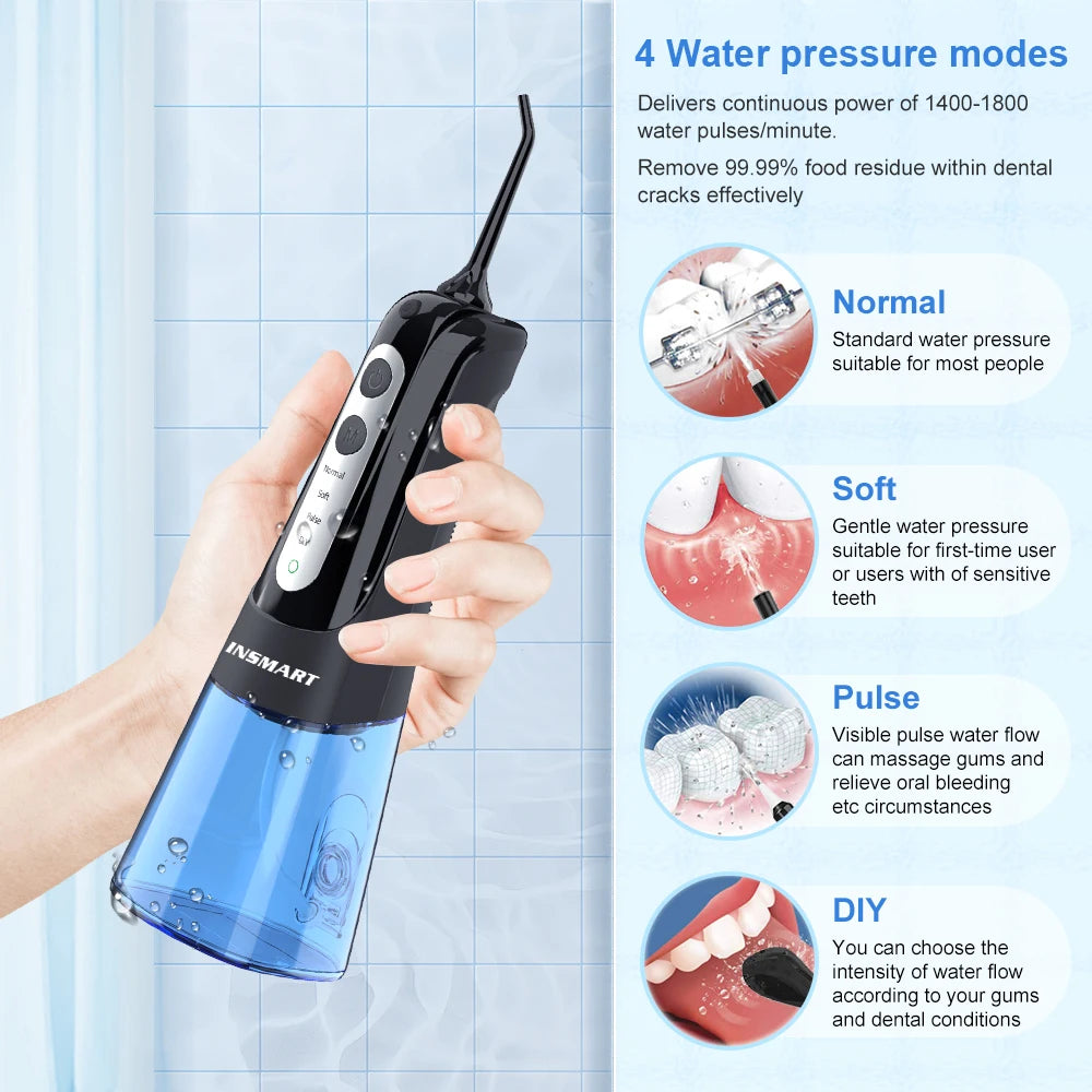 Kabelloser Wasserdruck-Zahnreiniger – Effektive Mundhygiene