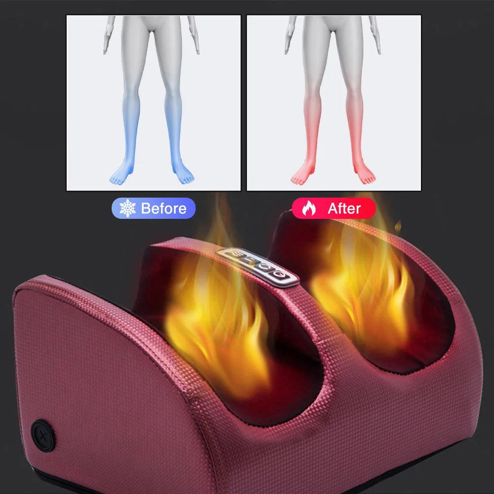 Elektrischer Fußmassageapparat mit Wärme & Vibration