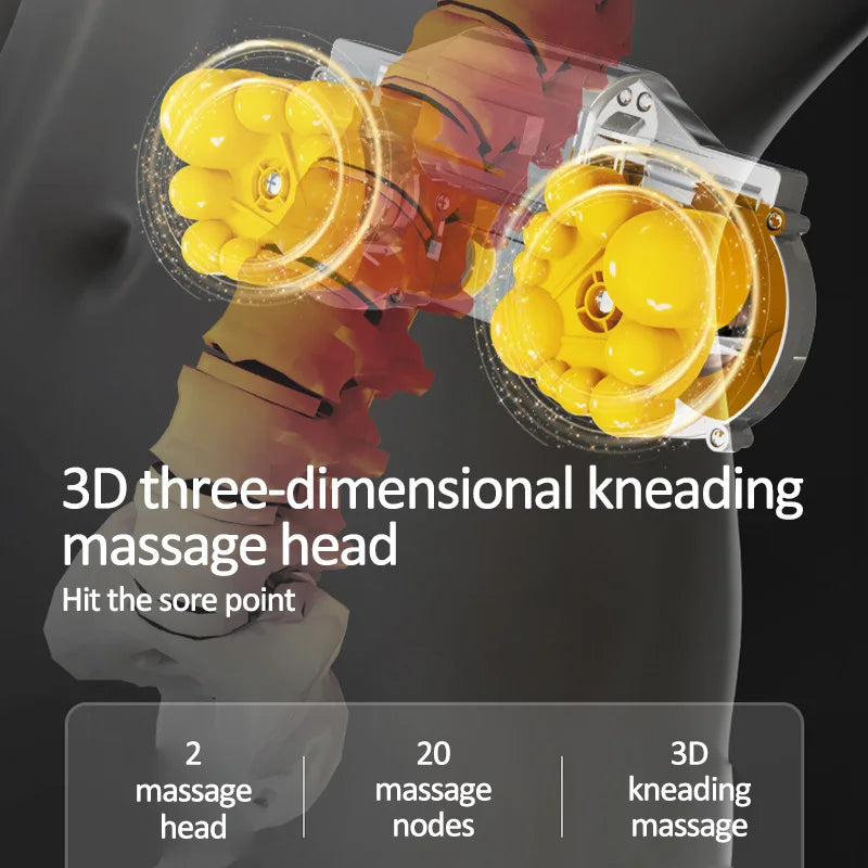 Tiefenentspannendes Massagekissen mit Wärmekompresse