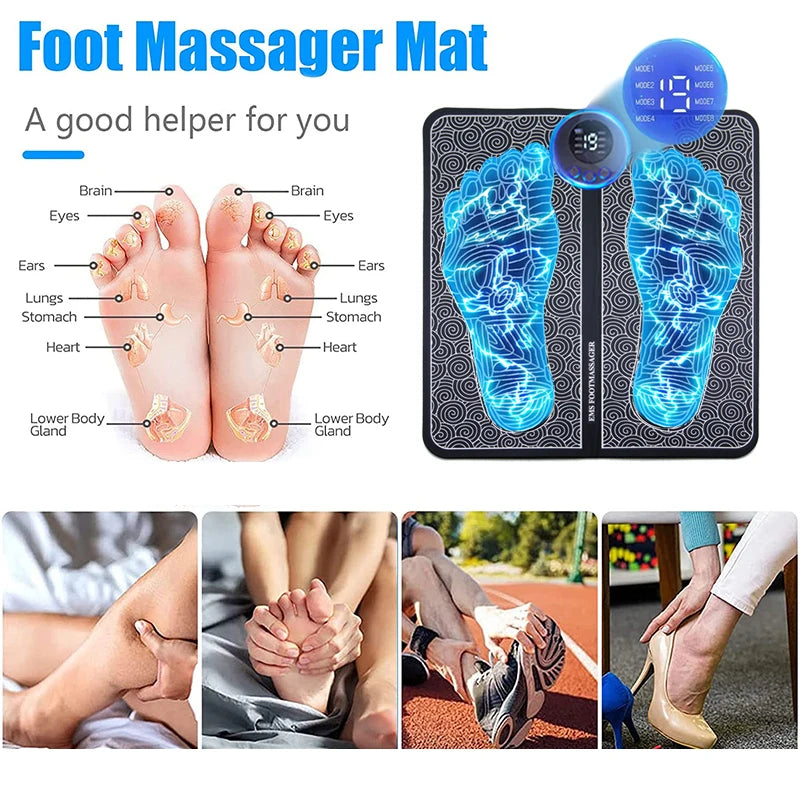 Elektrische Fußmassage Matte – Entspannung für Zuhause