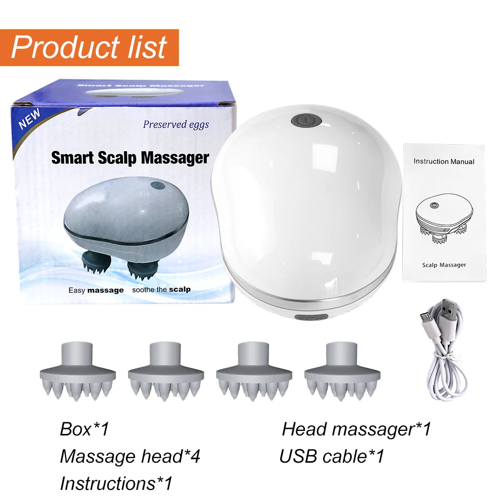 Kabelloses 3D-Kopfhaut-Massagegerät