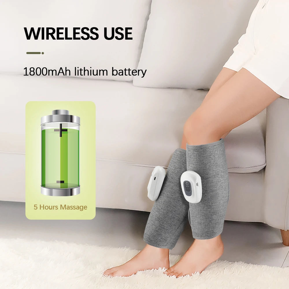 Kabelloses 360° Luftdruck-Beinmassagegerät