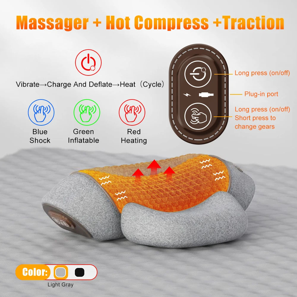 Beheiztes Nackenstützkissen mit Massage
