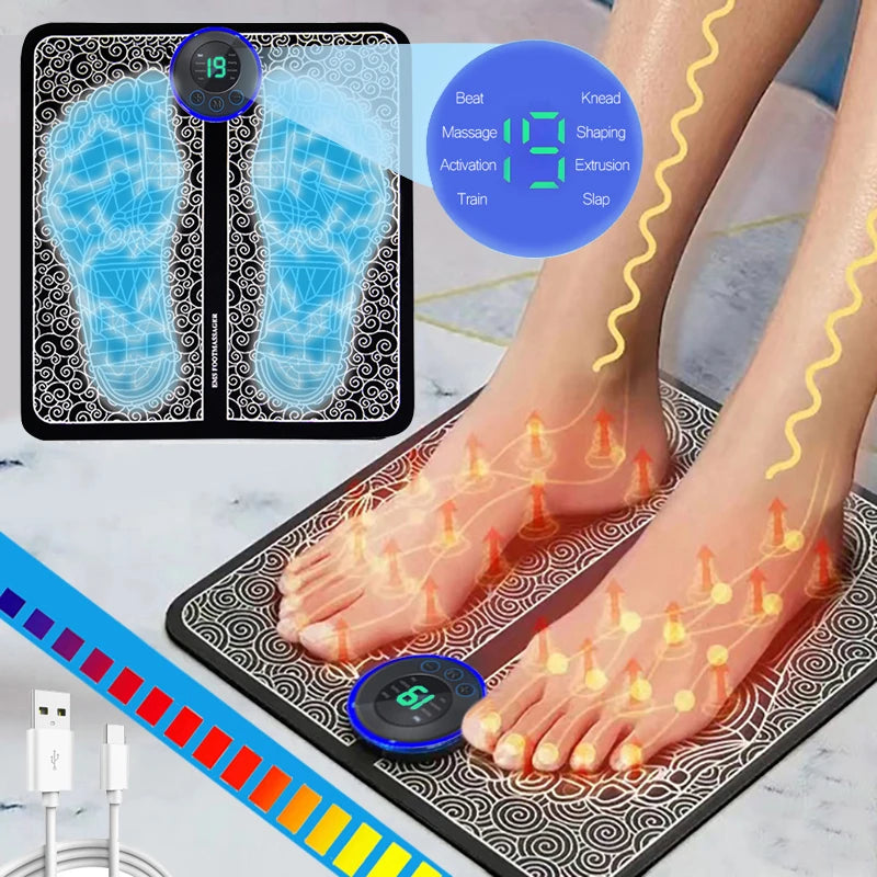 Elektrische Fußmassage Matte – Entspannung für Zuhause