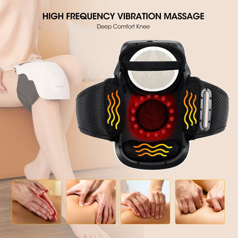 Kabelloses Wärmemassagegerät für Knie